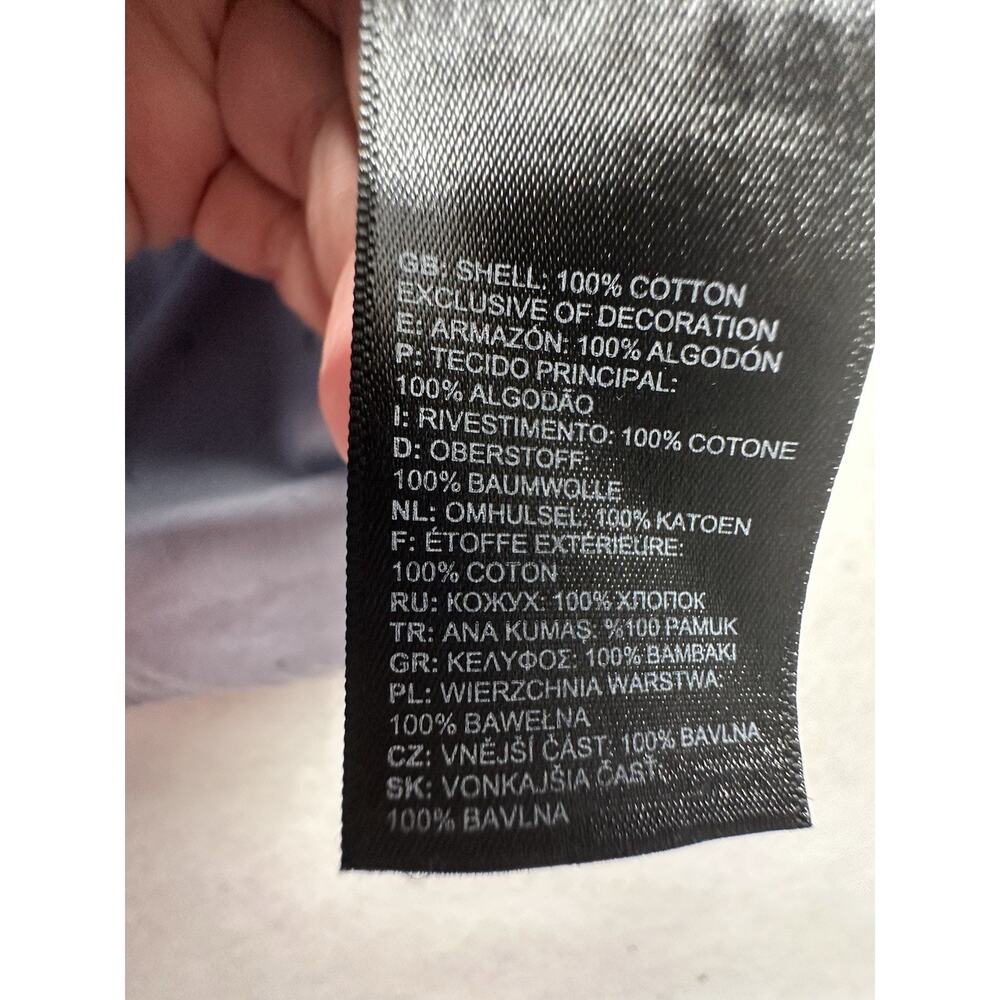 The North Face Button Up Shirt Youth Large Moon Phases Space 14/16 100% Cotton - Picture 6 of 7